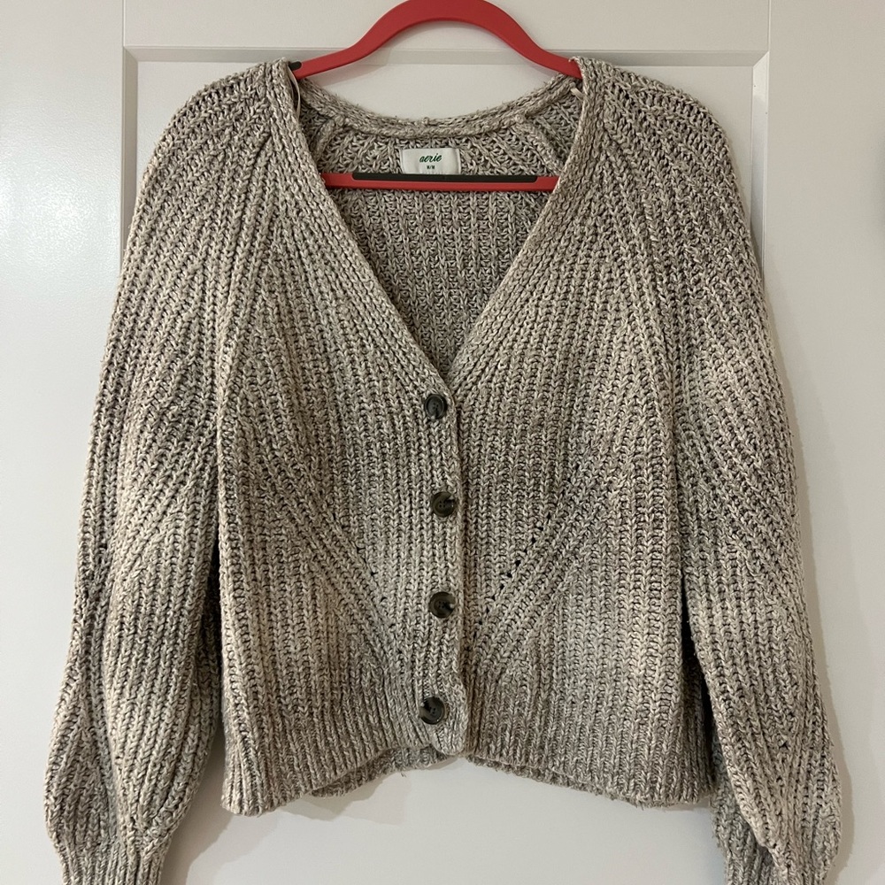 Cozy Knit Button-Up Sweater